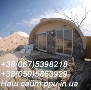 Недорогой дом за 110$ м.кв.,  строительство купольный домов
